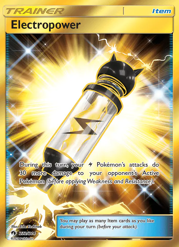 Carta Electropower 232/214 de Lost Thunder