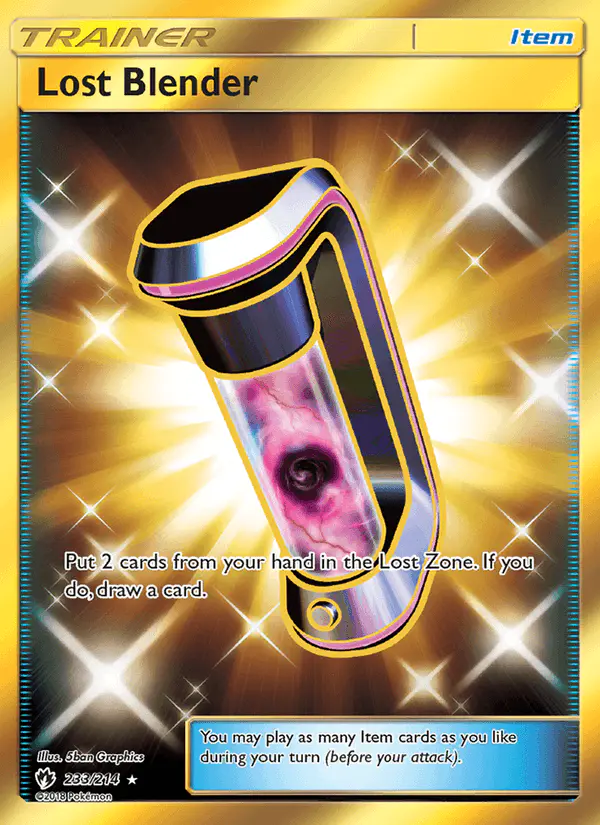 Carta Lost Blender 233/214 de Lost Thunder