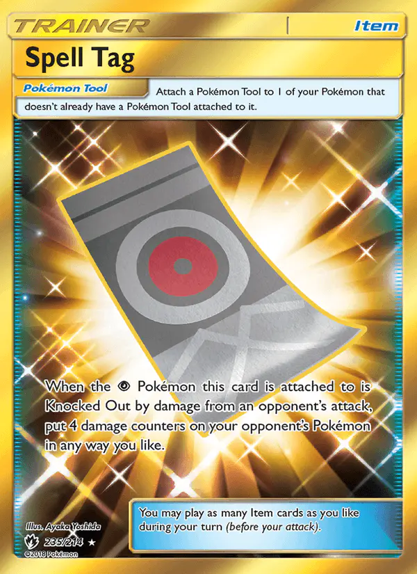 Carta Spell Tag 235/214 de Lost Thunder