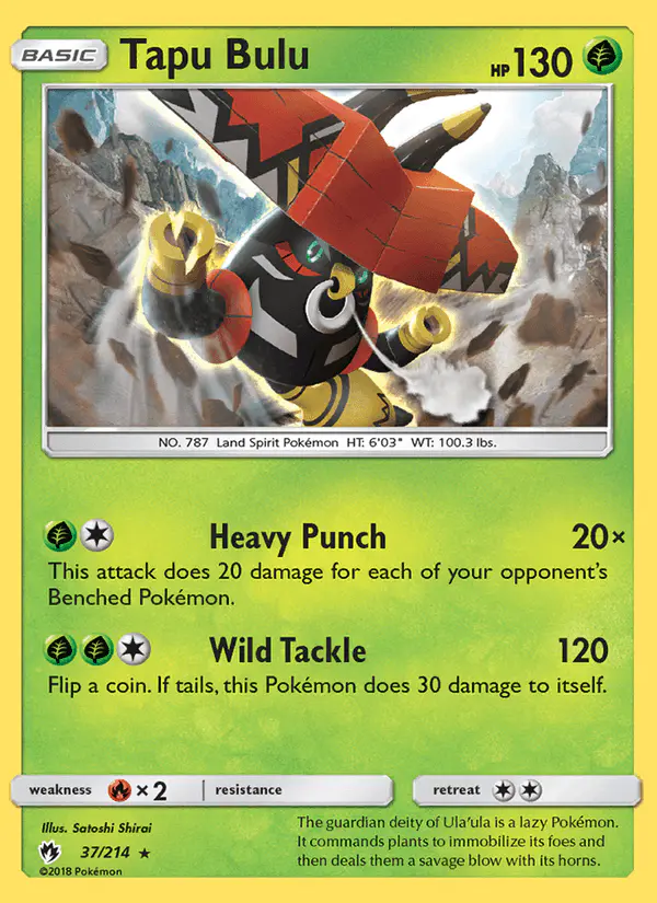 Carta Tapu Bulu 37/214 de Lost Thunder