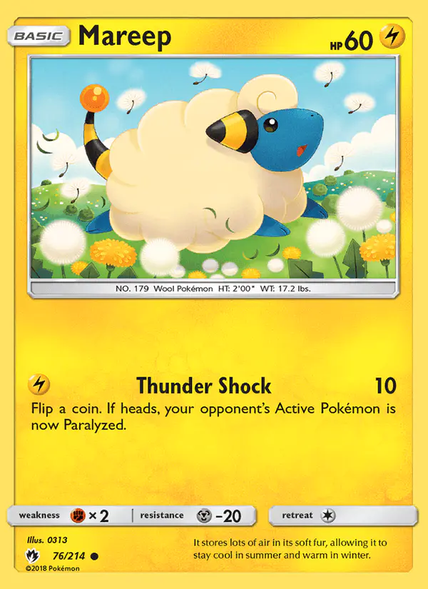 Carta Mareep 76/214 de Lost Thunder