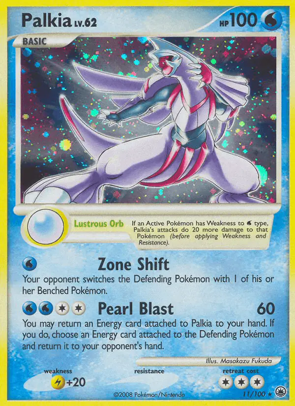 Carta Palkia 11/100 de Majestic Dawn