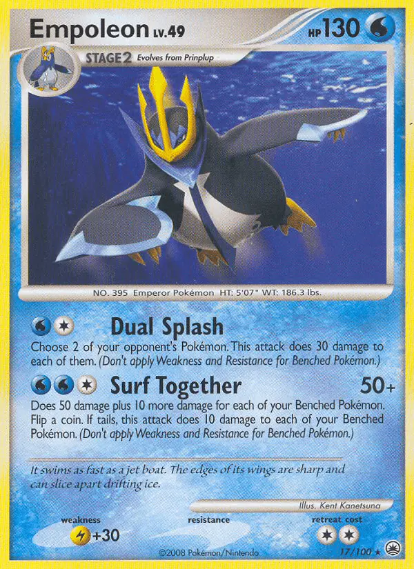 Carta Empoleon 17/100 de Majestic Dawn