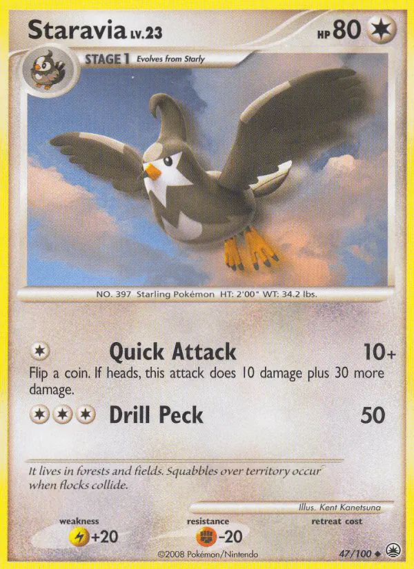 Carta Staravia 47/100 de Majestic Dawn