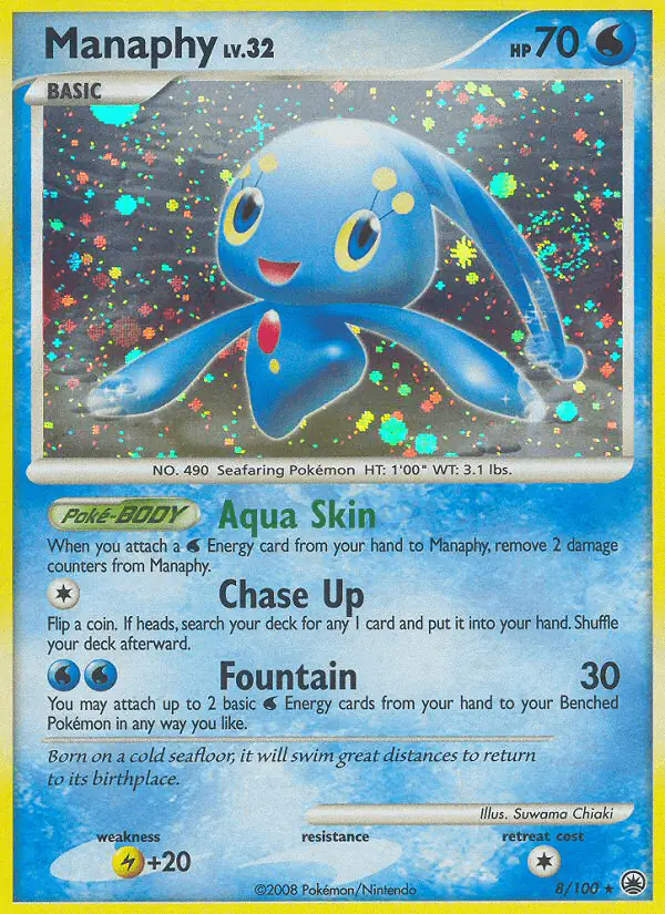 Carta Manaphy 8/100 de Majestic Dawn