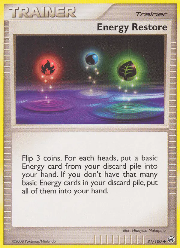 Carta Energy Restore 81/100 de Majestic Dawn