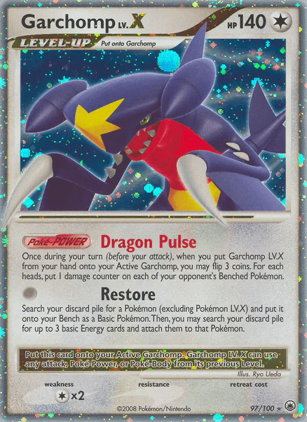 Carta Garchomp 97/100 de Majestic Dawn