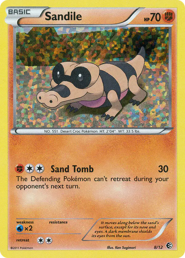 Carta Sandile 8/12 de McDonald's Collection 2011