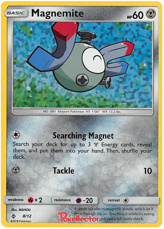 Carta Magnemite 8/12 de McDonald's Collection 2018