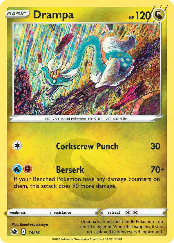Carta Drampa 14/15 de McDonald's Collection 2022