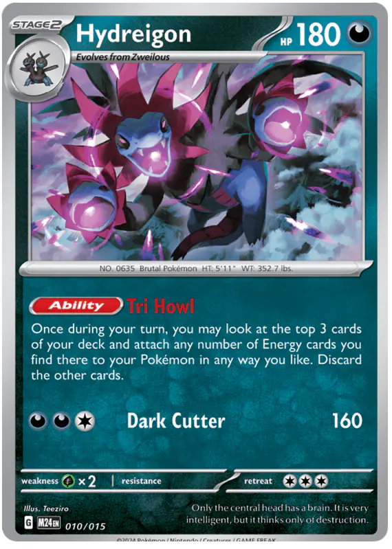 Carta Hydreigon 10/15 de McDonald's Collection 2024