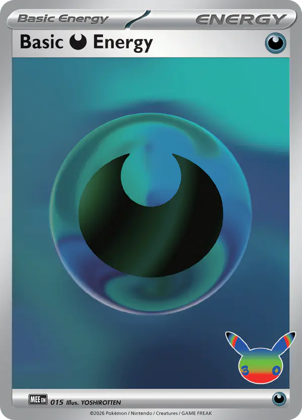 Carta Basic Darkness Energy 015/016 de Mega Evolution Energy
