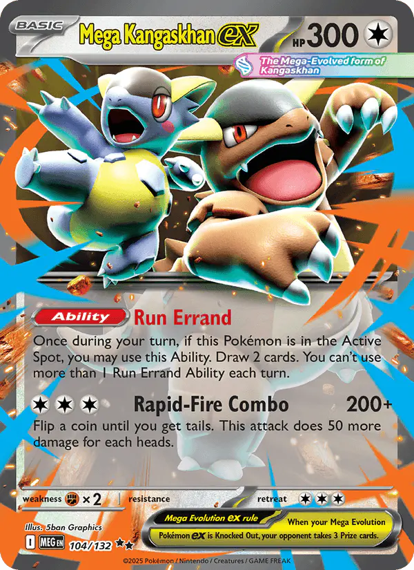 Carta Mega Kangaskhan ex 104/132 de Mega Evolution