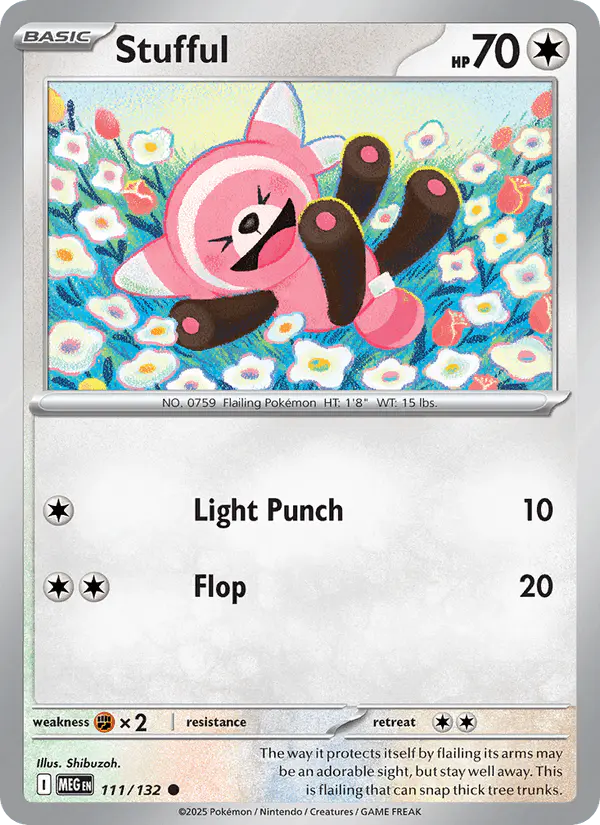 Carta Stufful 111/132 de Mega Evolution