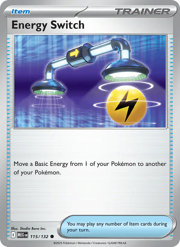 Carta Energy Switch 115/132 de Mega Evolution