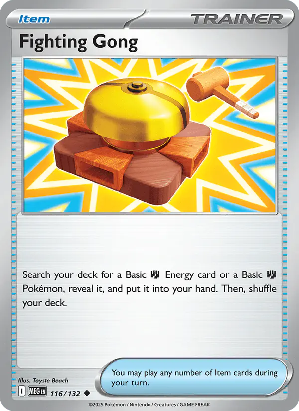 Carta Fighting Gong 116/132 de Mega Evolution