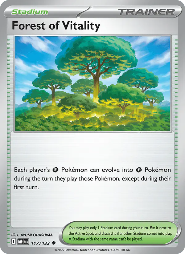 Carta Forest of Vitality 117/132 de Mega Evolution