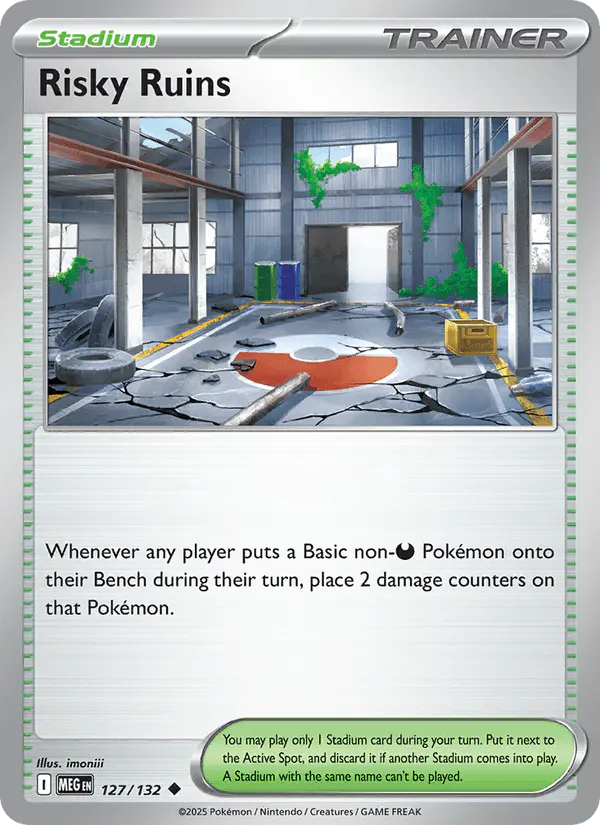 Carta Risky Ruins 127/132 de Mega Evolution