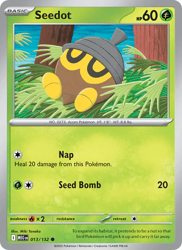 Carta Seedot 013/132 de Mega Evolution
