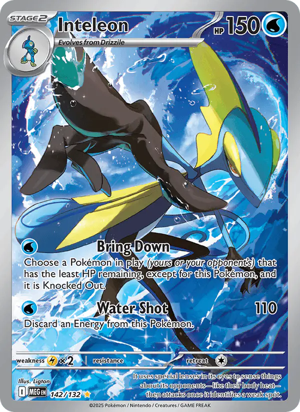 Carta Inteleon 142/132 de Mega Evolution