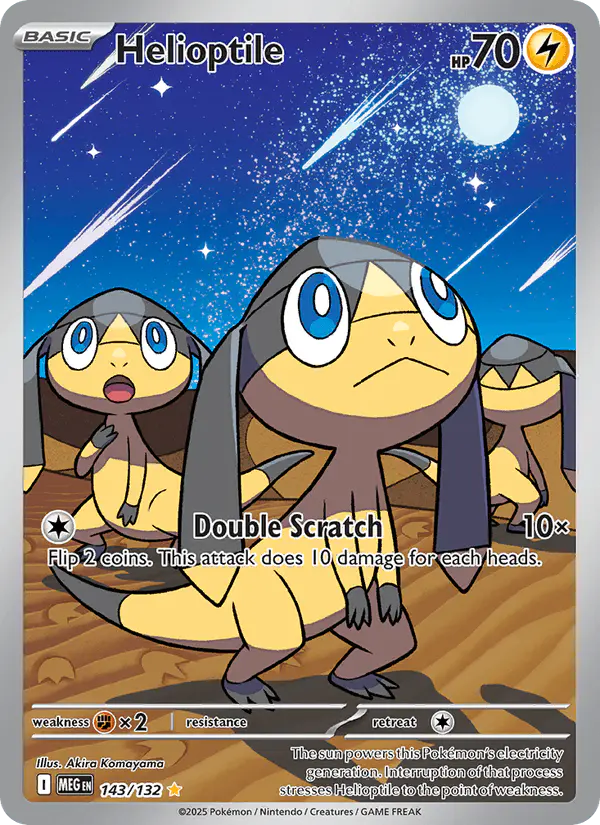 Carta Helioptile 143/132 de Mega Evolution