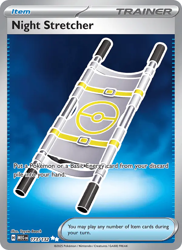 Carta Night Stretcher 173/132 de Mega Evolution