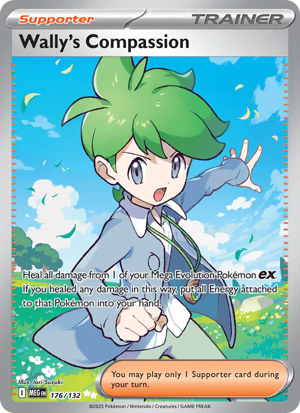 Carta Wally's Compassion 176/132 de Mega Evolution