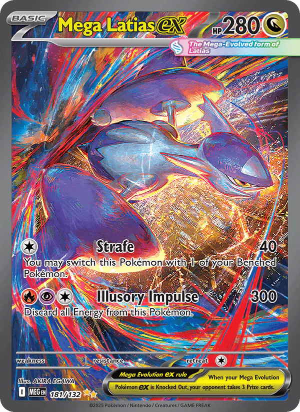 Carta Mega Latias ex 181/132 de Mega Evolution