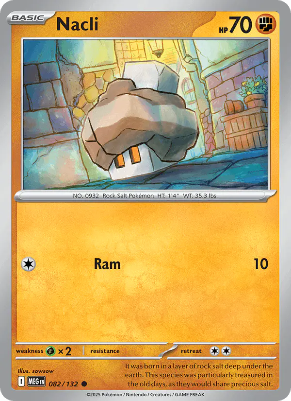 Carta Nacli 082/132 de Mega Evolution