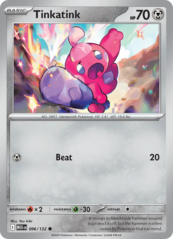 Carta Tinkatink 096/132 de Mega Evolution