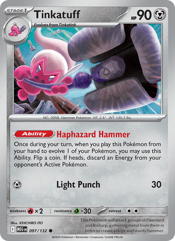Carta Tinkatuff 097/132 de Mega Evolution