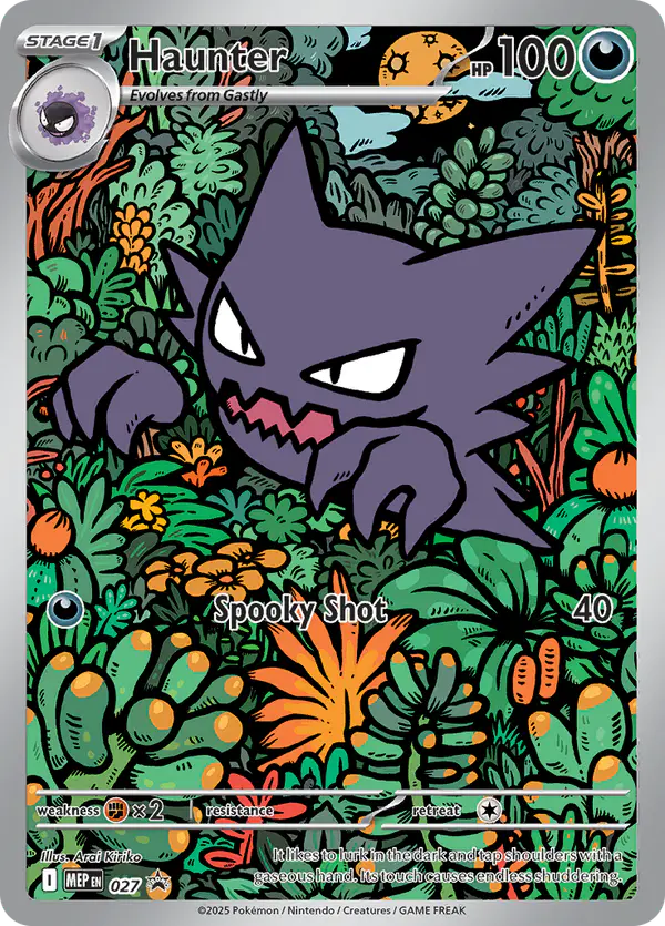 Carta Haunter #27 de MEP Black Star Promos