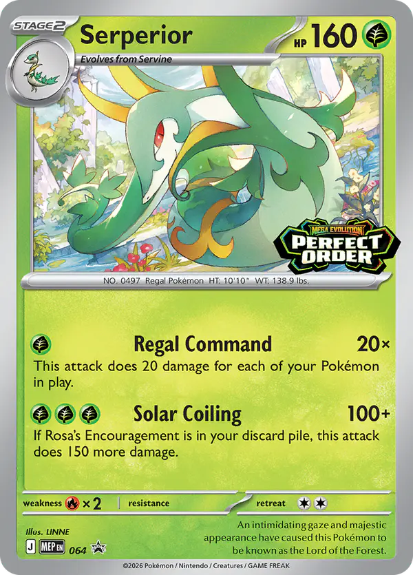 Carta Serperior #64 de MEP Black Star Promos