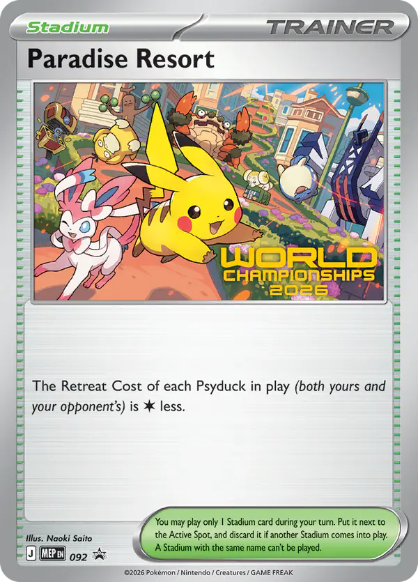 Carta Paradise Resort #92 de MEP Black Star Promos