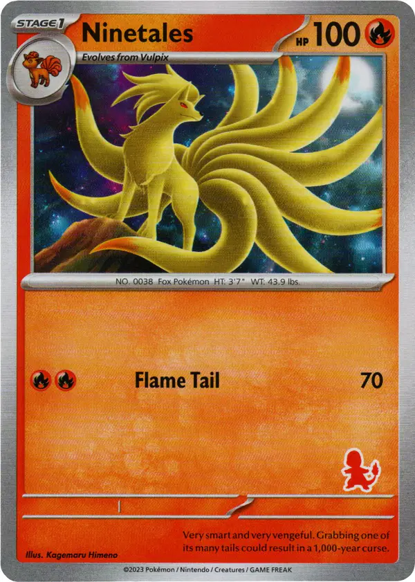 Carta Ninetales 012/048 de My First Battle