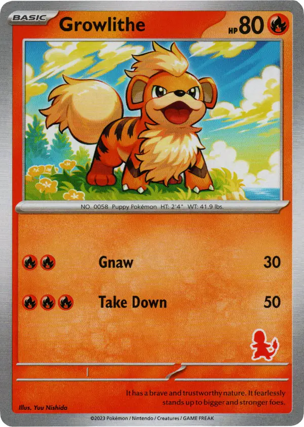 Carta Growlithe 013/048 de My First Battle