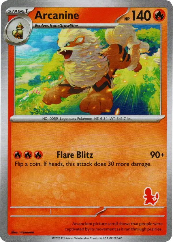 Carta Arcanine 014/048 de My First Battle