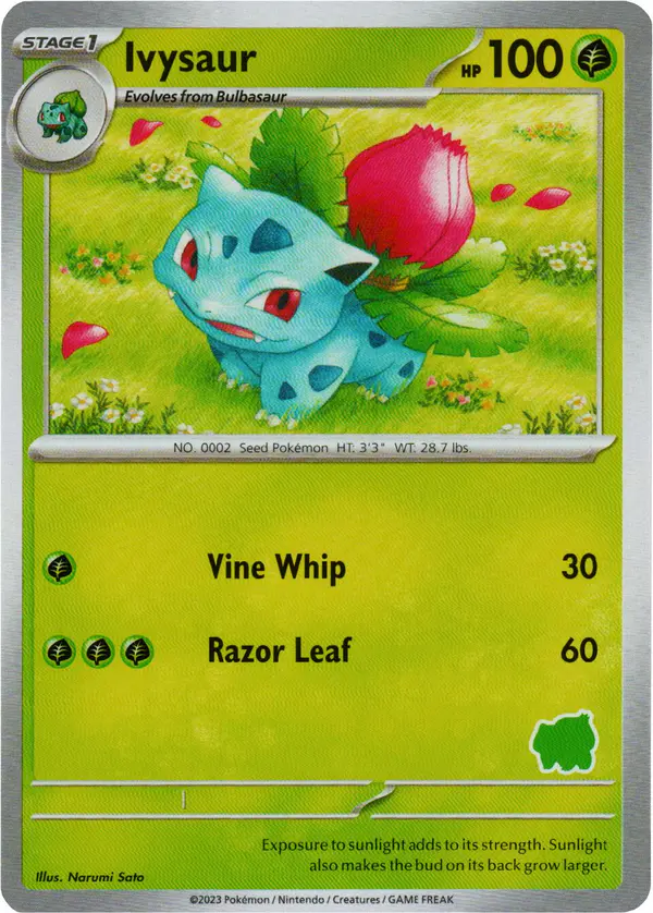Carta Ivysaur 002/048 de My First Battle