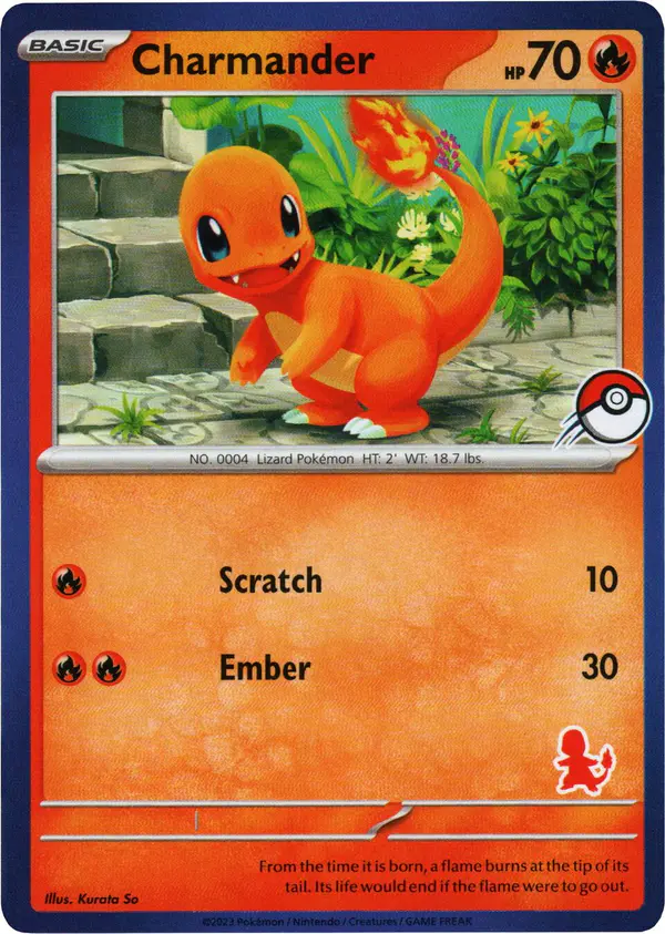 Carta Charmander 009/048 de My First Battle