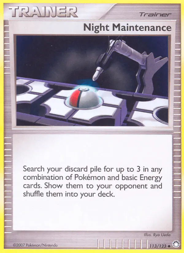 Carta Night Maintenance 113/123 de Mysterious Treasures