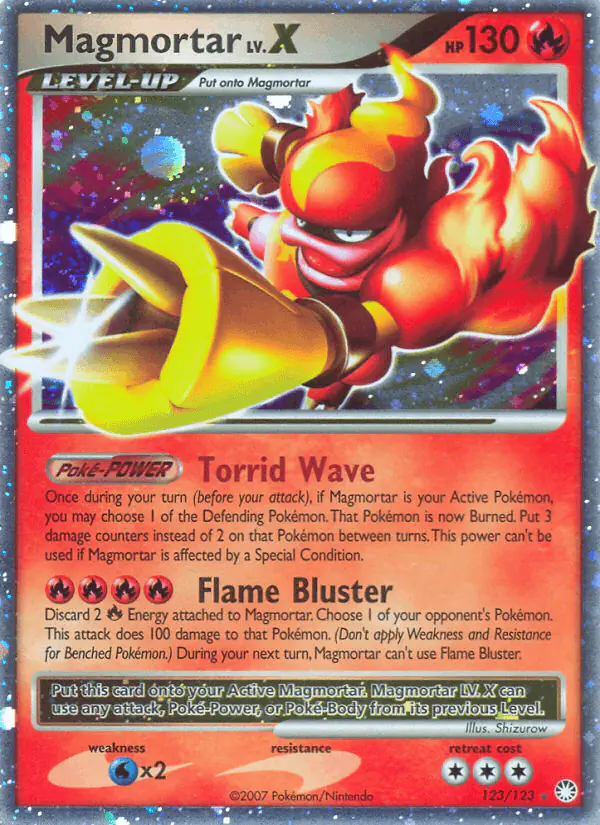 Carta Magmortar 123/123 de Mysterious Treasures