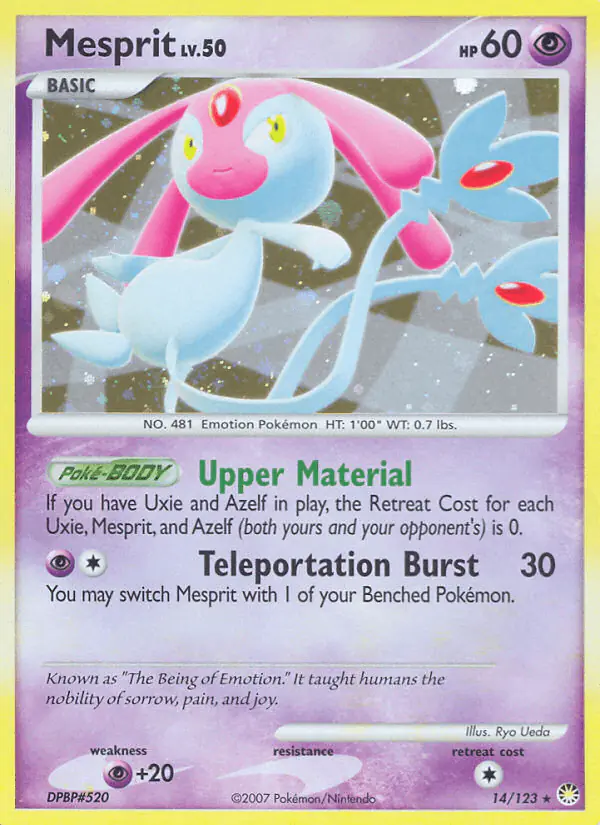 Carta Mesprit 14/123 de Mysterious Treasures