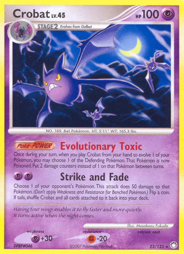 Carta Crobat 23/123 de Mysterious Treasures