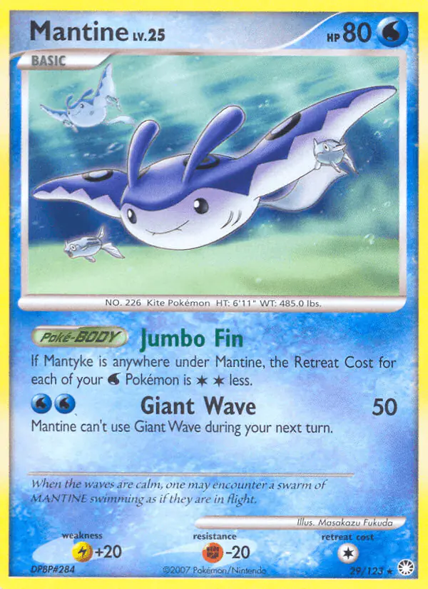 Carta Mantine 29/123 de Mysterious Treasures