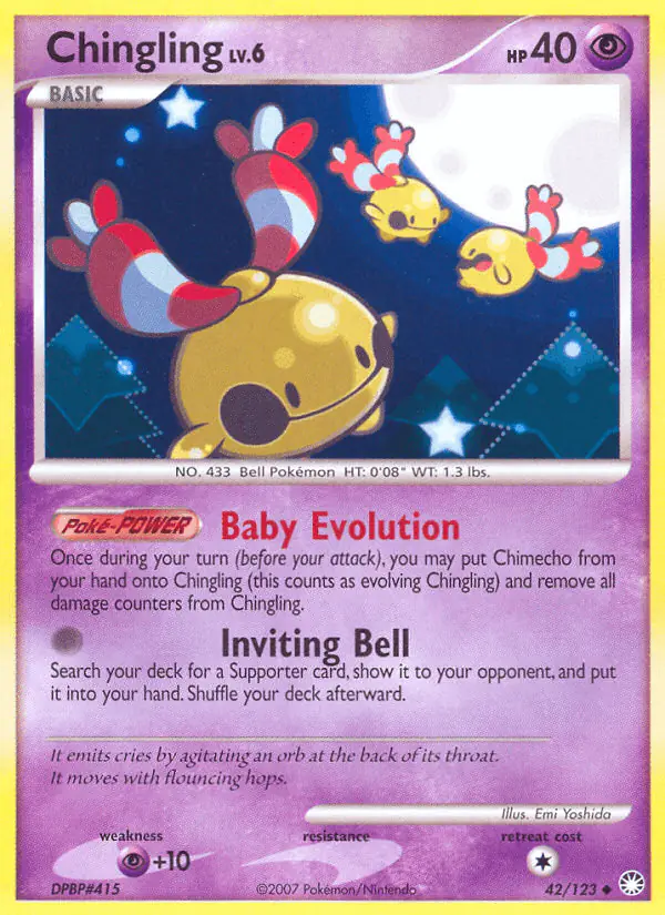Carta Chingling 42/123 de Mysterious Treasures