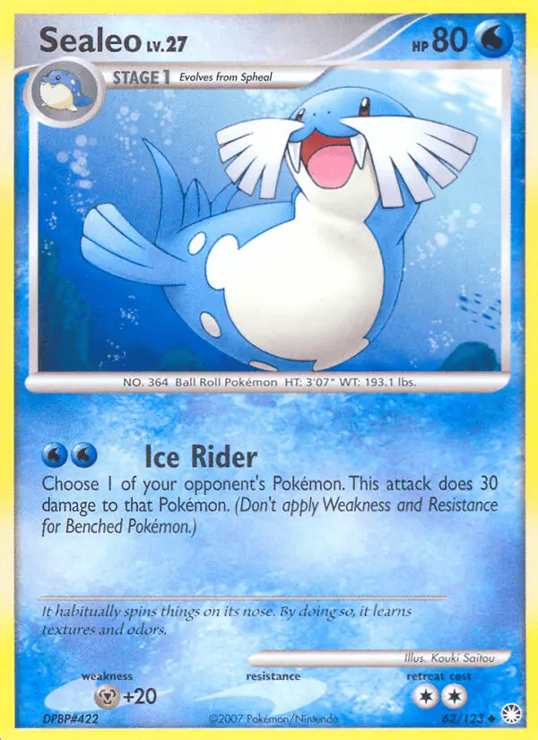 Carta Sealeo 62/123 de Mysterious Treasures