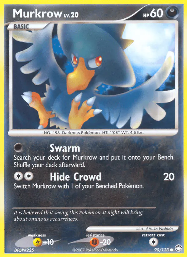Carta Murkrow 90/123 de Mysterious Treasures