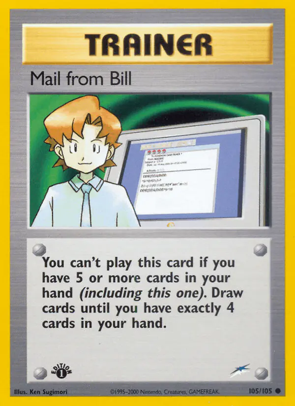 Carta Mail from Bill 105/105 de Neo Destiny