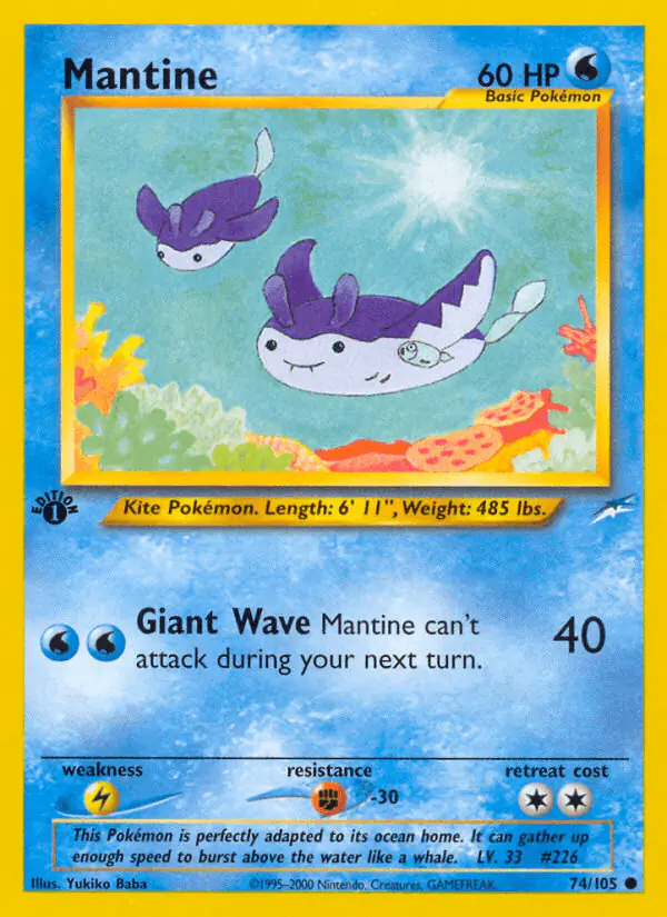 Carta Mantine 74/105 de Neo Destiny
