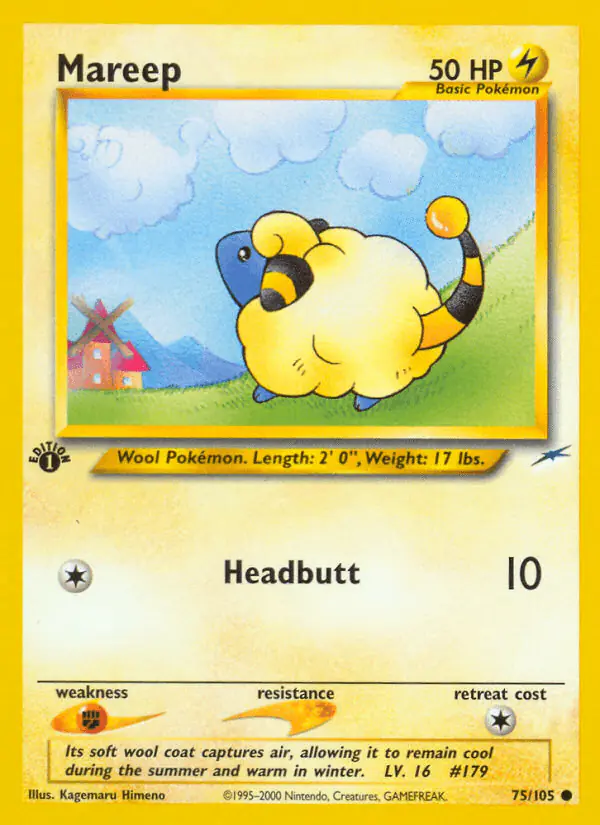 Carta Mareep 75/105 de Neo Destiny